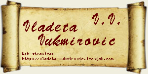 Vladeta Vukmirović vizit kartica